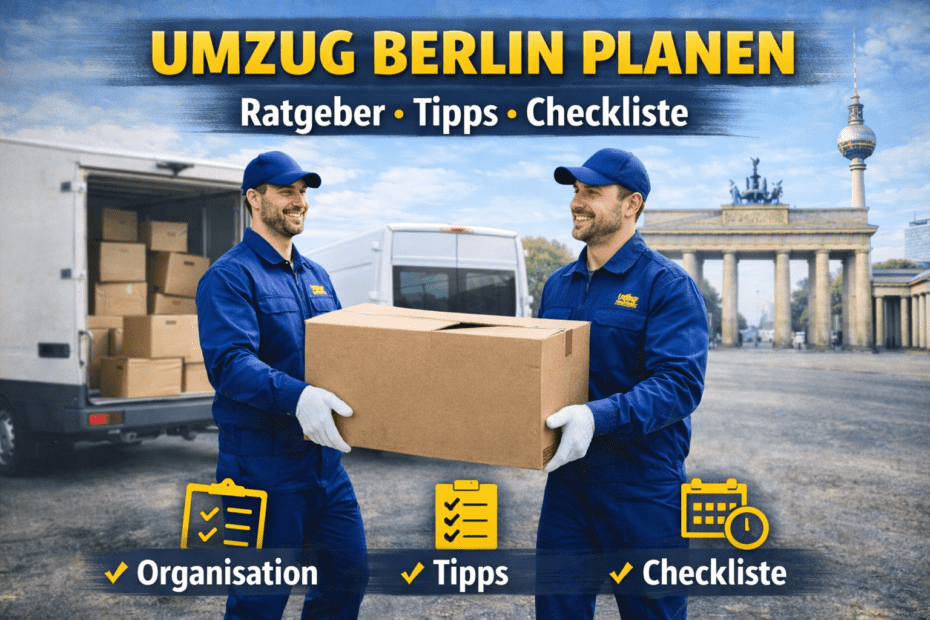 Umzug Berlin planen – Ratgeber mit Tipps, Checkliste und Organisation für Umzugsunternehmen