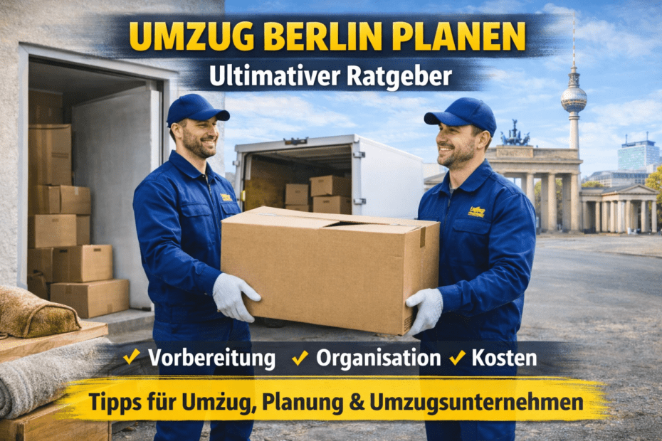 Umzug Berlin planen – Ratgeber mit Tipps für Umzug, Organisation und Umzugsunternehmen