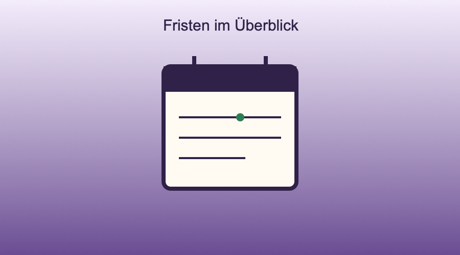 Illustration eines Kalenders mit Checkliste, symbolisiert die gesetzlichen Fristen für die Kfz-Ummeldung nach einem Umzug