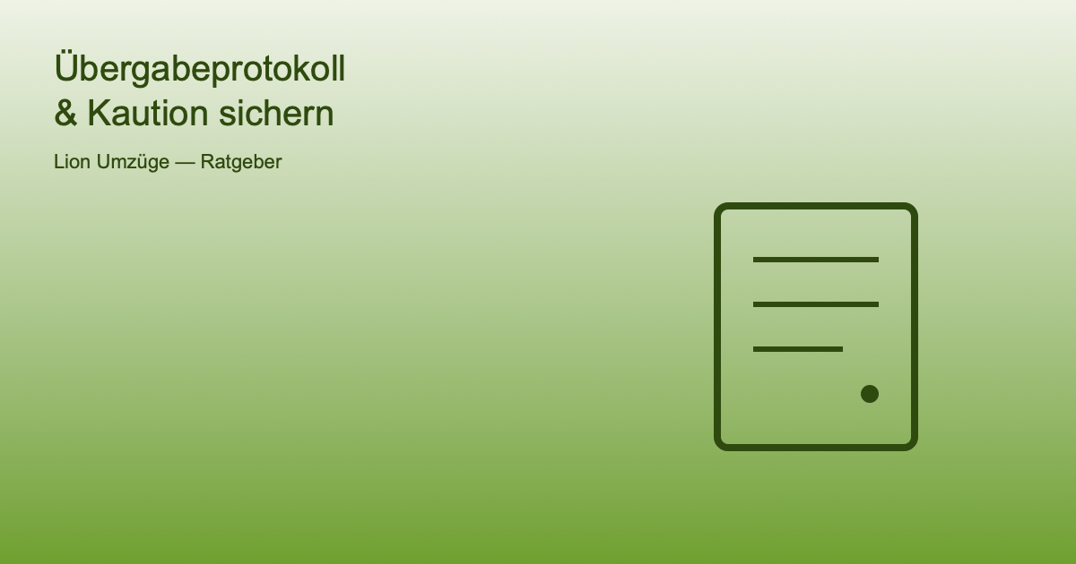 Symbolbild Klemmbrett mit Checkliste für das Übergabeprotokoll